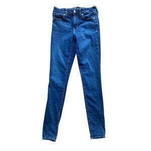 GAP Womens Universal Legging Med Dark Wash Skinny Pants X-Long Size‎ 4 / 27